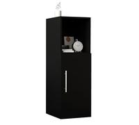 VCM lot Table de Chevet, Mini Table de Chevet, Bedside Tables, Tables de Nuit, Table de Chevet Gain de Place, Table de Chevet Design Moderne Noir