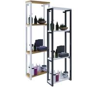 VCM Meubles de salle de bains en bois Étagère de salle de bains Armoire haute Bitila M Multicolore