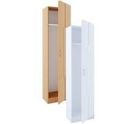 VCM Meubles d'entrée en bois Armoire Commode Balia Blanc