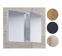 VCM Miroir de salle de bain miroir mural armoire à glace salle de bain Badinos 40 x 60 cm Miroir de salle de bain miroir mural armoire à glace salle de bain Badinos 40 x 60 cm Brun