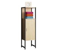 VCM Bois,métal,meuble de salle de bain,armoire middle,étagère de salle de bain,salle de bain,meuble,étagère,Edino Brun