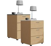 VCM Table de nuit en bois Table d'appoint Tiroir Console Table de nuit Testalo Table de nuit en bois Table d'appoint Tiroir Console Table de nuit Testalo Multicolore