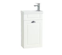 Ensemble 2 pièces / salle d'eau pour invités WC / H. 83 x W. 41 x D. 22 cm / salle de bain d'invité / toilette lavabo / style maison de campagne / ensemble de salle de bain – Casalo