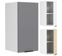 VCM VCM Armoire de cuisine Largeur 30 cm Porte en bois Armoire suspendue Cuisine Meuble de cuisine Fasola Multicolore
