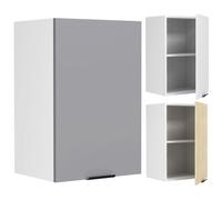 VCM VCM Armoire de cuisine Largeur 40 cm Porte en bois Armoire suspendue Cuisine Meuble de cuisine Fasola Multicolore