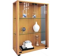 VCM Bois verre vitrine de collection vitrine en verre vitrine stand vitrine Sintalo Bois verre vitrine de collection vitrine en verre vitrine stand vitrine Sintalo Brun
