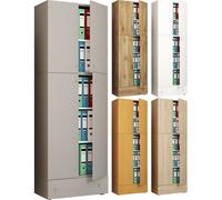 VCM XXL Armoire de bureau Armoire de classement Livres Meubles de bureau Classeur Lona 5f tiroir XXL Armoire de bureau Armoire de classement Livres Meubles de bureau Classeur Lona 5f tiroir Gris