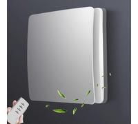 Vcyex Extracteur D'air Silencieux Avec Télécommande/clapet Anti-retour/minuterie，ventilation Salle De Bain，Convient Pour Salle De Douche, Cuisine, Toilettes Et Sous-sol White,4in