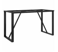 VD Pieds de table à manger cadre en O 120x60x73 cm acier, Accessoire pour table @EU65918BONE