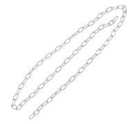 Vdaxvme Bobine de chaîne multifonction en acier galvanisé - 100 cm - Accessoire portable pour suspendre des lumières, œuvres d'art et décoration de jardin, chaîne de projet de jardin, 1.5mm, comme