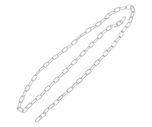 Vdaxvme Bobine de chaîne multifonction en acier galvanisé - 100 cm - Accessoire portable pour suspendre des lumières, œuvres d'art et décoration de jardin, chaîne de projet de jardin, 1.5mm, comme