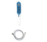 Vdaxvme Brosse de massage pour animaux domestiques - Confortable - Raccordement au robinet à 4° - Peigne et douche pour animaux domestiques