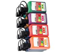 Vdaxvme Crayons de couleur multiples rechargeables effaçables en polystyrène permanent pour l'école, le bureau, le brainstorming - Marqueurs rechargeables pour tableau d'écriture