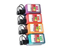 Vdaxvme Crayons de couleur multiples rechargeables effaçables en polystyrène permanent pour l'école, le bureau, le brainstorming - Marqueurs rechargeables pour tableau d'écriture
