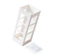 Vdaxvme Étagère de rangement stable en plastique pour chambre à coucher avec design ouvert pour un accès rapide, parfaite pour les petits environnements de vie, organisateur de placard