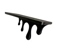 Vdaxvme Étagère Murale fondante, présentoir, Black | Décoration dégoulinante pour petits objets dans la chambre, le bureau et l ' entrée