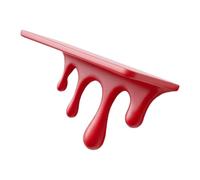 Vdaxvme Étagère Murale fondante, présentoir, Red | Décoration dégoulinante pour petits objets dans la chambre, le bureau et l ' entrée