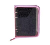Vdaxvme Organiseur de broches avec 8 pages, support portable de voyage, album de scrapbooking, structure en feutre pour collectionneur de broches, rangement étanche à la poussière