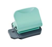 Vdaxvme Perforatrice manuelle à 6 trous avec compartiment de rangement pour puces, capacité de 10 feuilles pour planificateur, classeur, organisation de la maison