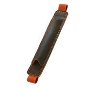 Vdaxvme Porte-stylo en cuir synthétique avec bande élastique réglable pour carnet de notes, planificateur, dossier, pochettes souples, Brun, Beauté de masse