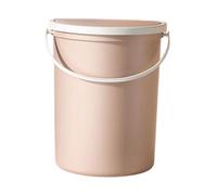 Vdaxvme Poubelle murale en ABS avec couvercle pour bateau 10 litres, kaki | Organiseur de déchets d'extérieur en ABS pour camping-car, caravane, bateau, capacité de 10 litres, fixation murale