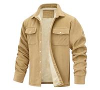 VDDTAGAM Veste Polaire Homme Chemise Bucheron Polaire Homme Manches Longues Chemise en Flanelle Veste Hiver Chaude Bouton Surchemise à Carreaux
