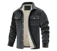 VDDTAGAM Veste Polaire Homme Chemise Bucheron Polaire Homme Manches Longues Chemise en Flanelle Veste Hiver Chaude Bouton Surchemise à Carreaux
