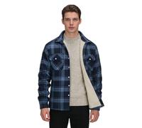 VDDTAGAM Veste Polaire Homme Chemise Bucheron Polaire Homme Manches Longues Chemise en Flanelle Veste Hiver Chaude Bouton Surchemise à Carreaux