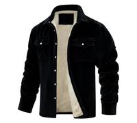 VDDTAGAM Veste Polaire Homme Chemise Bucheron Polaire Homme Manches Longues Chemise en Flanelle Veste Hiver Chaude Bouton Surchemise à Carreaux