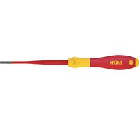 VDE Tournevis pour vis à fente Wiha 3201 slimFix 35446 Largeur de lame: 3.5 mm Longueur de la lame: 100 mm