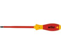 Wiha Tournevis plat 822 VDE IEC60900:2004 3,5x0,6x100 mm L.tot.204 mm poignée multicomp.