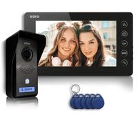 VDP-76A3 Alpha portier vidéo 4 fils 7 pouces écran couleur RFID 2 entrées Noir Innovant