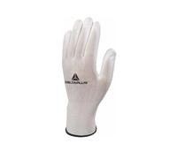 VE70210 Gant tricoté enduit blanc T10 13 gauge paume PU
