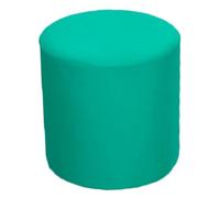 VEAI Housse de Pouf Ottomane Rond Extensible, 30x30cm Housse de Tabouret Confortable et Anti-poussière pour Tabouret Rond, Housse de Pouf Lavable en Machine avec élastique(Oil Green)