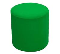 VEAI Housse de Pouf Ottomane Rond Extensible, 30x30cm Housse de Tabouret Confortable et Anti-poussière pour Tabouret Rond, Housse de Pouf Lavable en Machine avec élastique(Green)