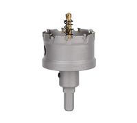 Vearter 52mm Scie Cloche en Métal, Carbure Tungstène Coupeur TCT Trou avec Foret de Centrage, pour Acier Inoxydable, Alliage, Cuivre, Fer, Plastique, Fibre de Verre