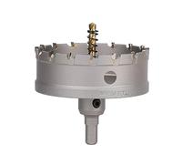 Vearter 92mm Scie Cloche en Métal, Carbure Tungstène Coupeur TCT Trou avec Foret de Centrage, pour Acier Inoxydable, Alliage, Cuivre, Fer, Plastique, Fibre de Verre