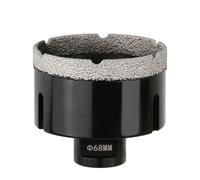 Vearter Lame de scie 68mm à sec diamantée, M14 filetage soudée sous vide pour maçonnerie, scie cloche pour trou creux pour carrelage, marbre, granit, porcelaine, béton et pierre de quartz