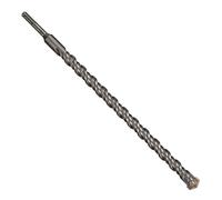 Vearter Mèche pour perceuse 24 mm x 450 mm SDS Plus en béton | Design U à ailettes en forme de marteau rotatif, foret à maçonnerie pour béton, brique, pierre, ciment, maçonnerie