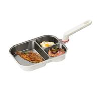 Veasbuu Breakfast Frying Pan, multi-usages Egg Cooker for Steak, Nonstick with Heavy Duty Skillet, Kitchen Pan for Bacon, Sausage, Omelettes, Tortilla, Arepas, Sandwichs, Camping and Bistro Use