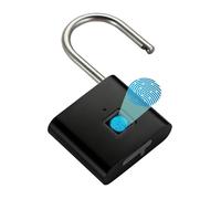 Veasbuu Cadenas intelligent à empreinte digitale, résistant et rechargeable, pour abri extérieur, porte, jardin, chambre, armoire et entrepôt scolaire
