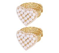 Veasbuu Drapery Tie Backs Flexible Heart Vintage Decorative | Drapery Pull Backs for Home Bedroom Living Room Cafe Bathroom Balcony Office Hotel