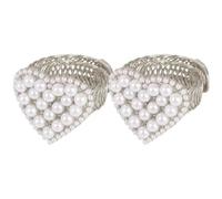 Veasbuu Drapery Tie Backs Flexible Heart Vintage Decorative | Drapery Pull Backs for Home Bedroom Living Room Cafe Bathroom Balcony Office Hotel