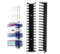 Veasbuu Étagères de rangement pour médias - Support mural en métal robuste pour la maison | Porte-disque | Pour chambre, cuisine, bureau, station de bar, console d'affichage, équipement de carte