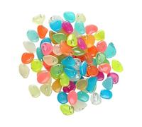 Veasbuu Lumineux, décoration en résine imperméable 200 pièces - Galets guides phosphorescents, pour jardin, cour, parc, patio, intérieur massif de fleurs, balcon, aquarium