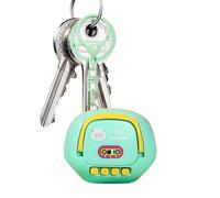 Veasbuu Mini enregistreur vocal, porte-clés portable avec design de dessins animés, mini enregistreur vocal, pour réunions, classes, université, espion, écoute, dictée, prise de notes, appels