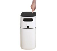 Veasbuu Narrow Garbage Can, Narrow Bathroom Trash Cans, 11,02 x 5,31 x 10,83 pouces Space Saving Odor Proof Wastebasket Bin Kitchen, Bedroom, Cabinet, Container Rubbish décoratif pour petites zones