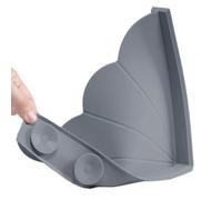 Veasbuu Pare-éclaboussures pour baignoire - Ventouse - Grande esthétique | Protection de douche d'angle d'arrêt d'eau pour maison, salle de bain, lavabo, comptoir, lavabo, appartement, restaurant