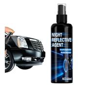 Veasbuu Peinture brillante dans l'obscurité pour extérieur - 120 ml Agent réfléchissant , spray fluorescent , pour vêtements, voiture, vélo, extérieur, cyclisme, course, sac à dos