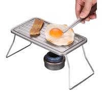 Veasbuu Table pliante pour barbecue | de cuisson | Plat de barbecue pour cuisine | pour la cuisson en plein air, restaurant, pique-nique, restauration, camping, cuisine, fruits de mer, légumes